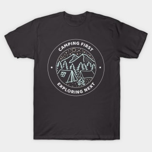 Camping life, camping vintage, be adventurous apparel T-Shirt